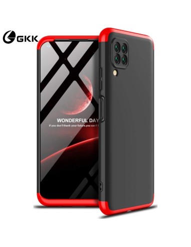 Funda Carcasa GKK 360 para Huawei P40 Lite Color Negra / Roja