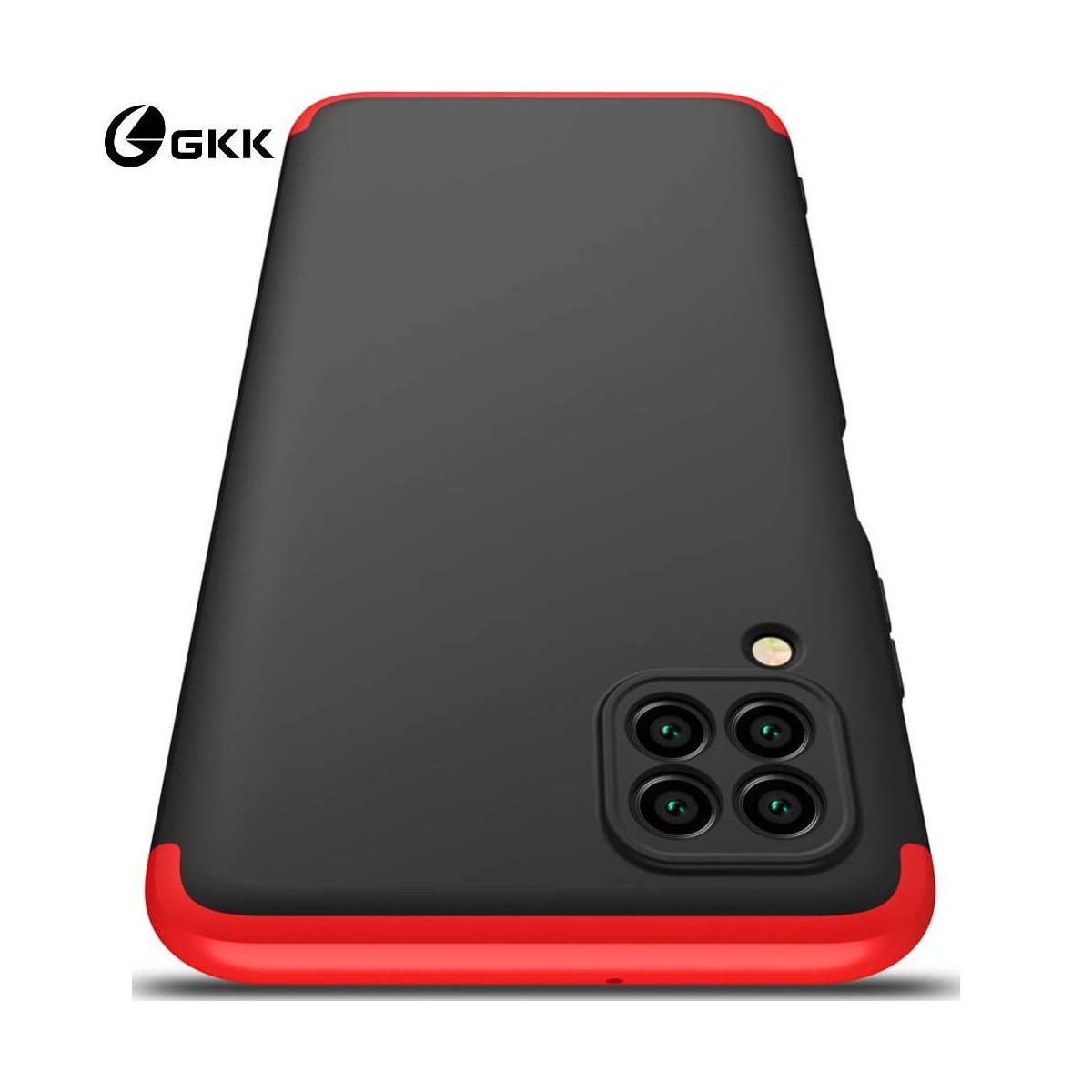 Funda Carcasa GKK 360 para Huawei P40 Lite Color Negra / Roja