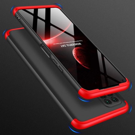 Funda Carcasa GKK 360 para Huawei P40 Lite Color Negra / Roja
