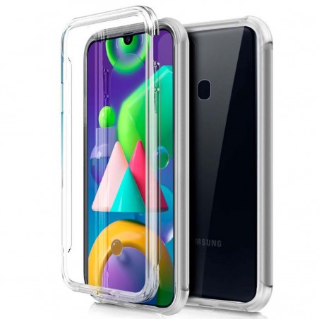 Funda Completa Transparente Pc + Tpu Full Body 360 para Samsung Galaxy M30s / M21