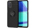 Funda Magnetica Soporte con Anillo Giratorio 360 para Oppo A52 / Oppo A72 Negra