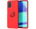 Funda Magnetica Soporte con Anillo Giratorio 360 para Oppo A52 / Oppo A72 Roja