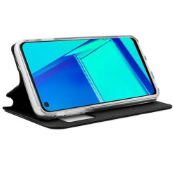 Funda Libro Soporte con Ventana para Oppo A52 / Oppo A72 color Negra 2