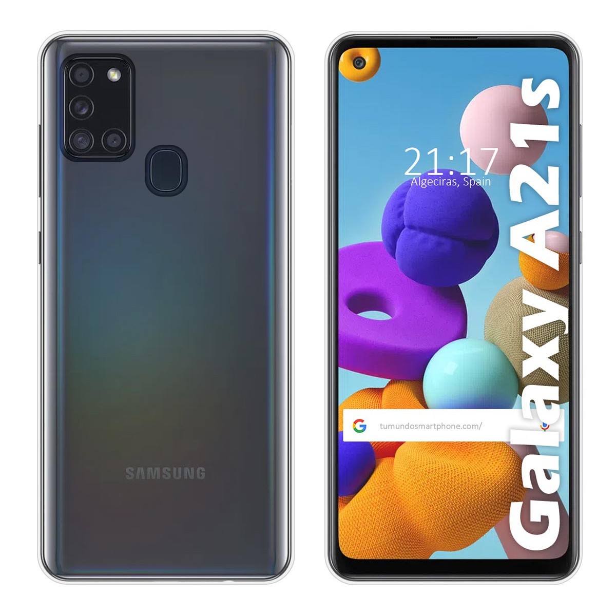 Funda Silicona Gel TPU Transparente para Samsung Galaxy A21s