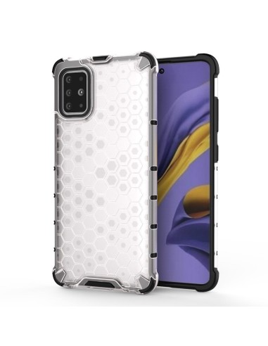 Funda Tipo Honeycomb Armor (Pc+Tpu) Transparente para Samsung Galaxy A51