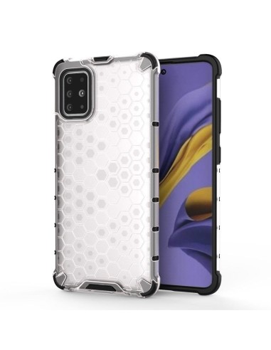 Funda Tipo Honeycomb Armor (Pc+Tpu) Transparente para Samsung Galaxy S20