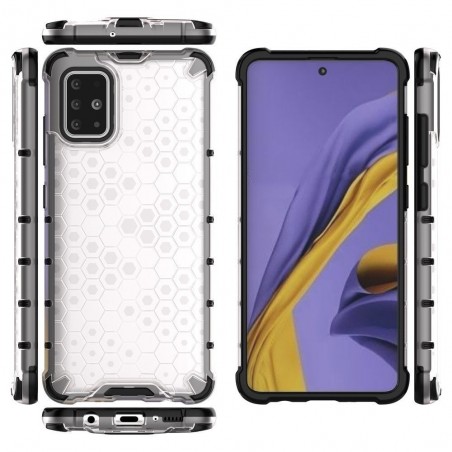 Funda Tipo Honeycomb Armor (Pc+Tpu) Transparente para Samsung Galaxy S20