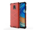 Funda Tipo Honeycomb Armor (Pc+Tpu) Roja para Xiaomi Redmi Note 9S / Note 9 Pro