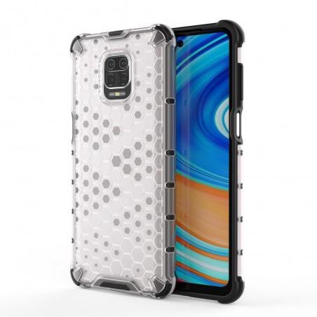 Funda Tipo Honeycomb Armor (Pc+Tpu) Transparente para Xiaomi Redmi Note 9S / Note 9 Pro