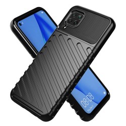 Funda Gel Flexible Thunder Armor Rugged para Huawei P40 Lite color Negra 2