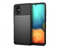 Funda Gel Flexible Thunder Armor Rugged para Samsung Galaxy A51 color Negra