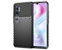 Funda Gel Flexible Thunder Armor Rugged para Xiaomi Mi Note 10 color Negra