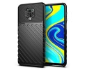 Funda Gel Flexible Thunder Armor Rugged para Xiaomi Redmi Note 9S / Note 9 Pro color Negra