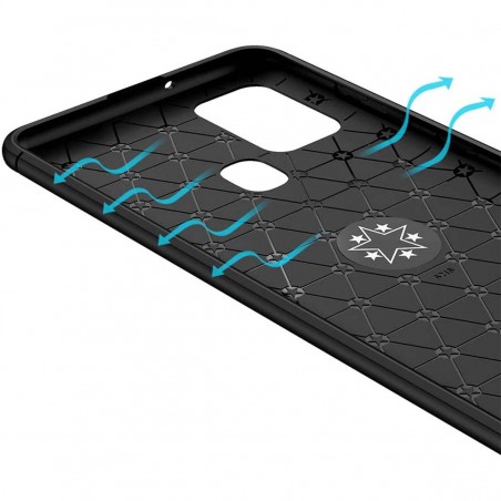 Funda Magnetica Soporte con Anillo Giratorio 360 para Samsung Galaxy A21s Negra