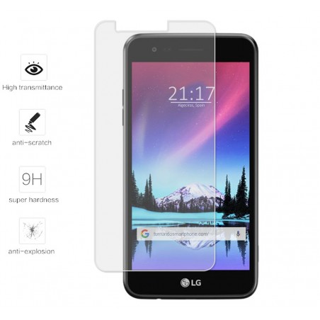 Protector Cristal Templado para Lg K4 2017 Vidrio