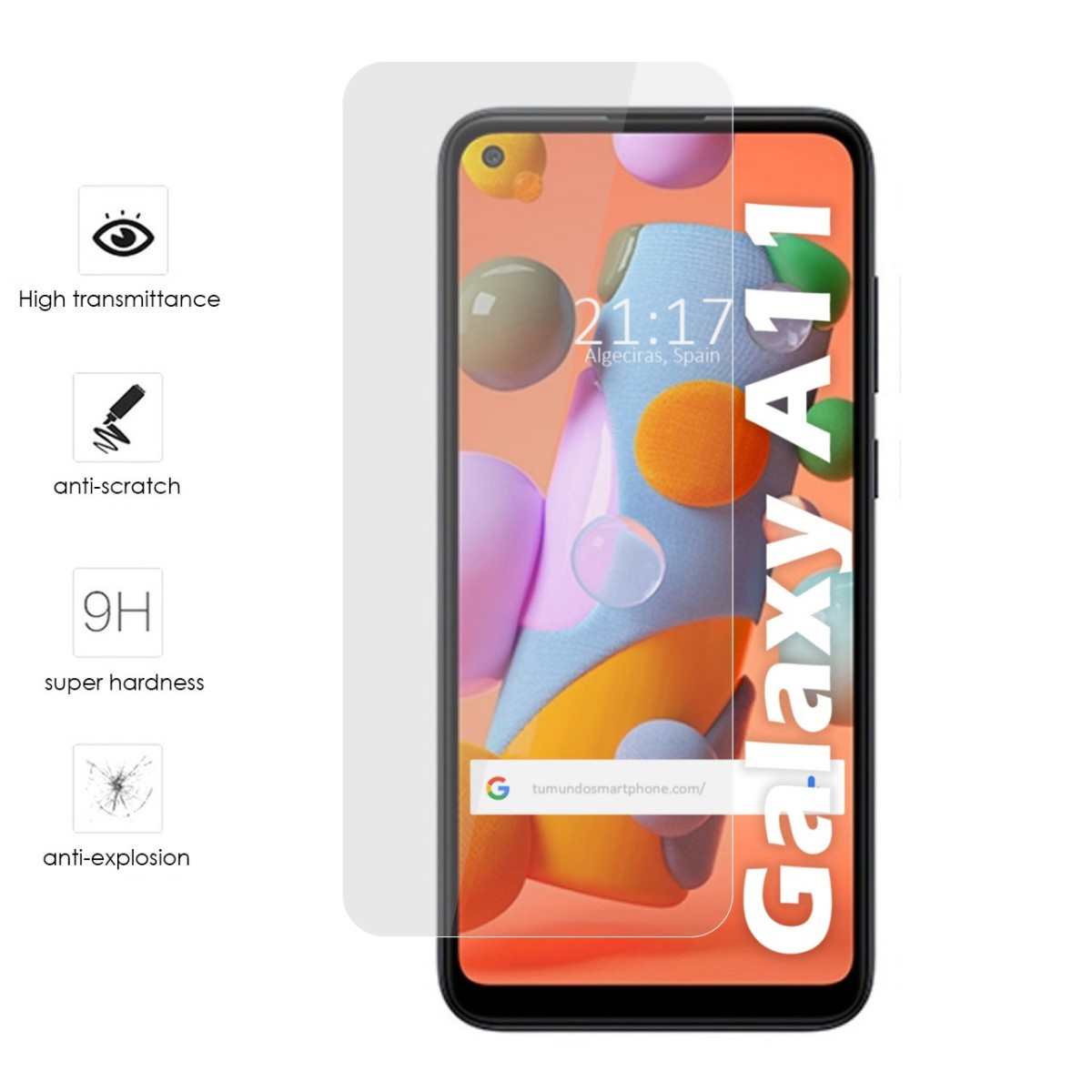 Protector Cristal Templado para Samsung Galaxy A11 / M11 Vidrio