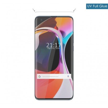 Protector Cristal Templado Completo Curvo UV Full Glue para Xiaomi Mi 10 / Mi 10 Pro