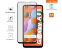Protector Cristal Templado Completo 5D Full Glue Negro para Samsung Galaxy A11 / M11 Vidrio