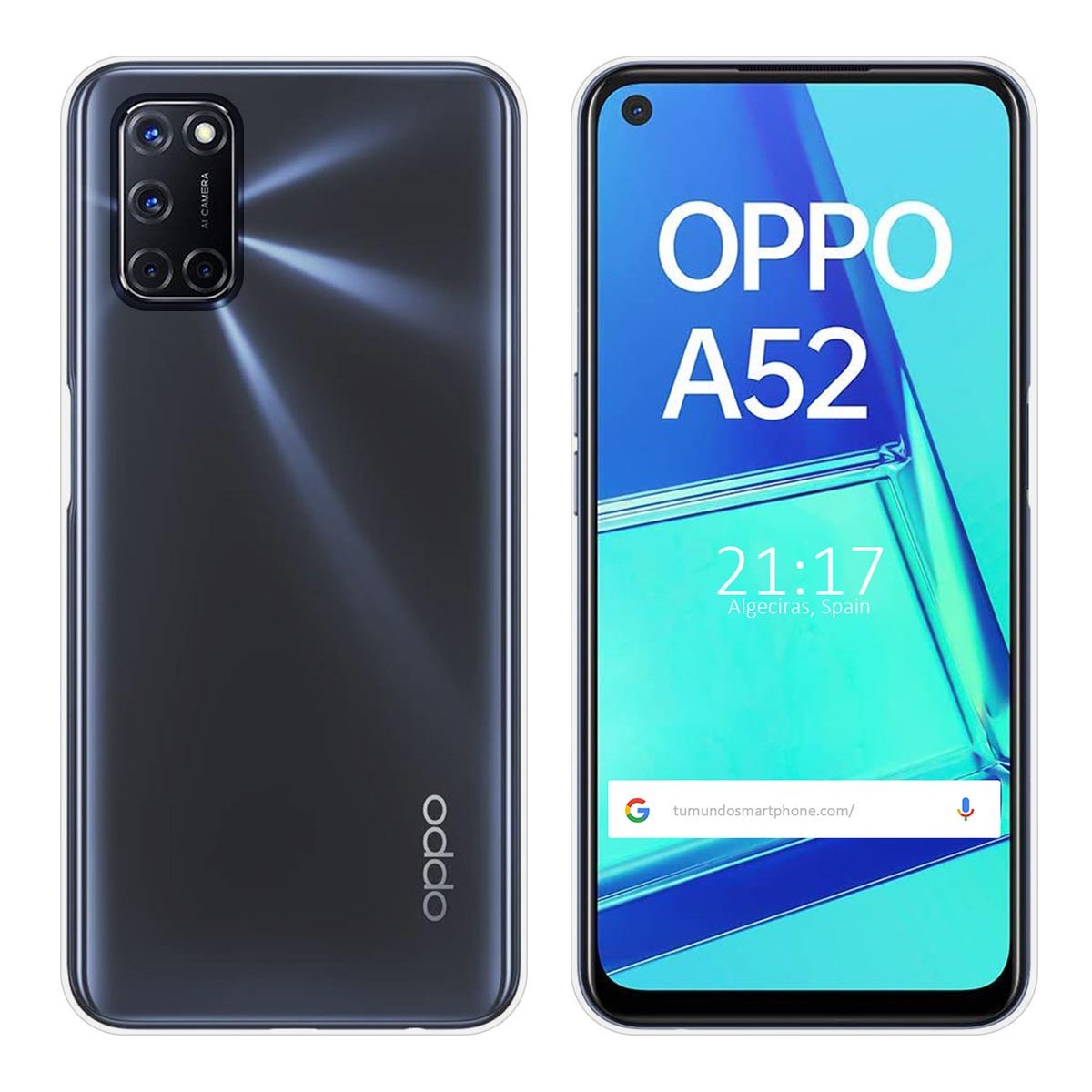 Funda Silicona Gel TPU Transparente para Oppo A52 / Oppo A72