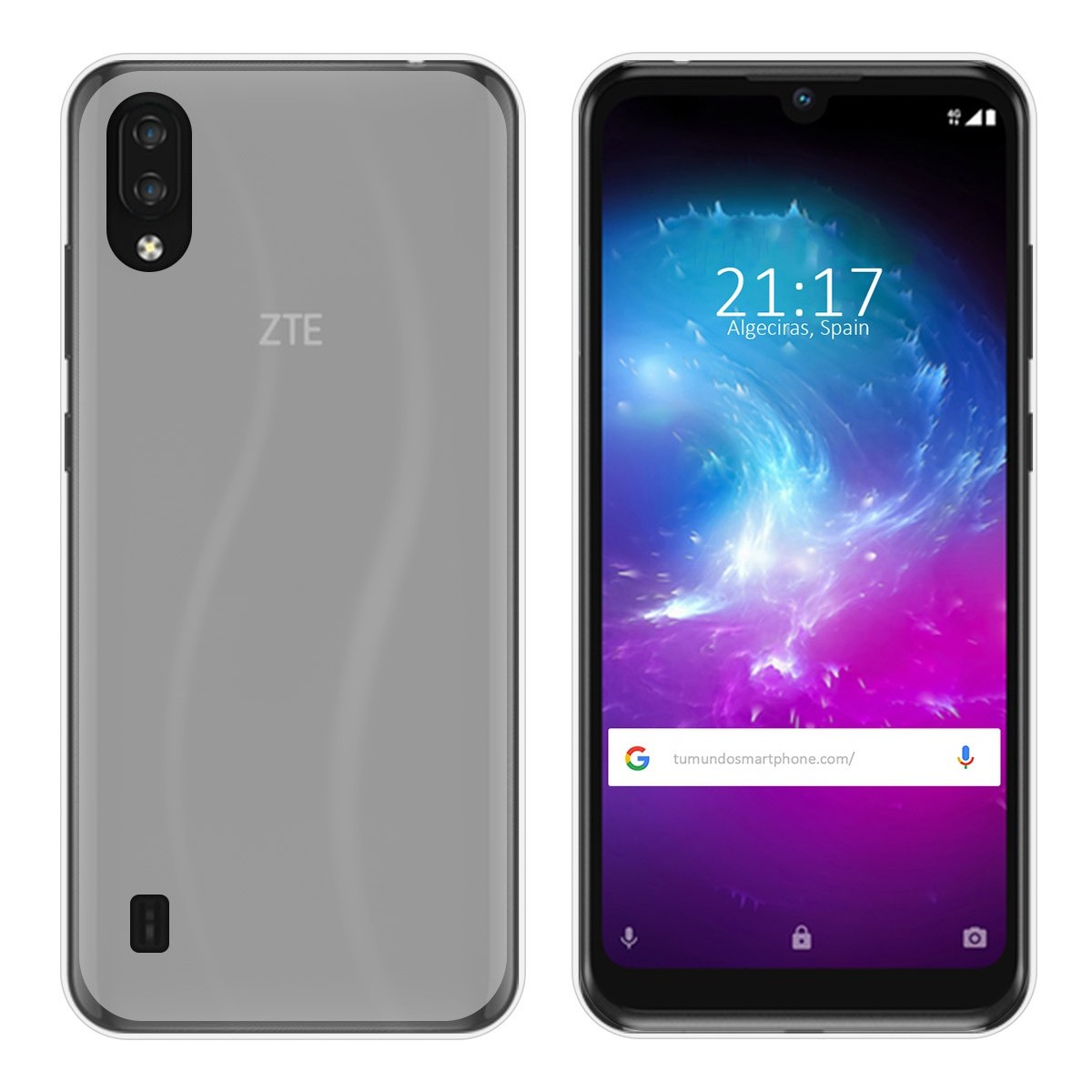 Funda Silicona Gel TPU Transparente para Zte Blade A5 2020