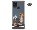 Funda Gel Transparente para Samsung Galaxy A21s diseño Avestruz Dibujos
