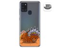 Funda Gel Transparente para Samsung Galaxy A21s diseño Bufalo Dibujos