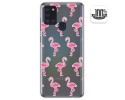 Funda Gel Transparente para Samsung Galaxy A21s diseño Flamenco Dibujos