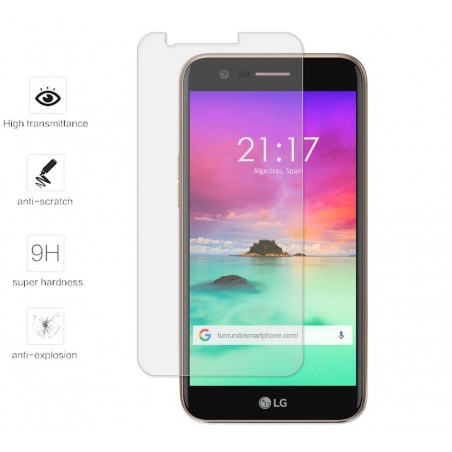 Protector Cristal Templado para Lg K10 2017 Vidrio