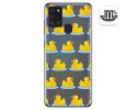 Funda Gel Transparente para Samsung Galaxy A21s diseño Pato Dibujos