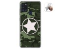 Funda Gel Tpu para Samsung Galaxy A21s diseño Camuflaje 01 Dibujos