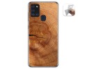 Funda Gel Tpu para Samsung Galaxy A21s diseño Madera 04 Dibujos