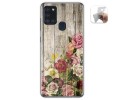 Funda Gel Tpu para Samsung Galaxy A21s diseño Madera 08 Dibujos