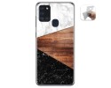 Funda Gel Tpu para Samsung Galaxy A21s diseño Mármol 11 Dibujos