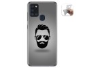 Funda Gel Tpu para Samsung Galaxy A21s diseño Barba Dibujos