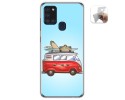 Funda Gel Tpu para Samsung Galaxy A21s diseño Furgoneta Dibujos