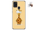 Funda Gel Tpu para Samsung Galaxy A21s diseño Jirafa Dibujos