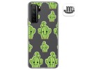 Funda Gel Transparente para  Huawei P40 Lite 5G diseño Cactus Dibujos