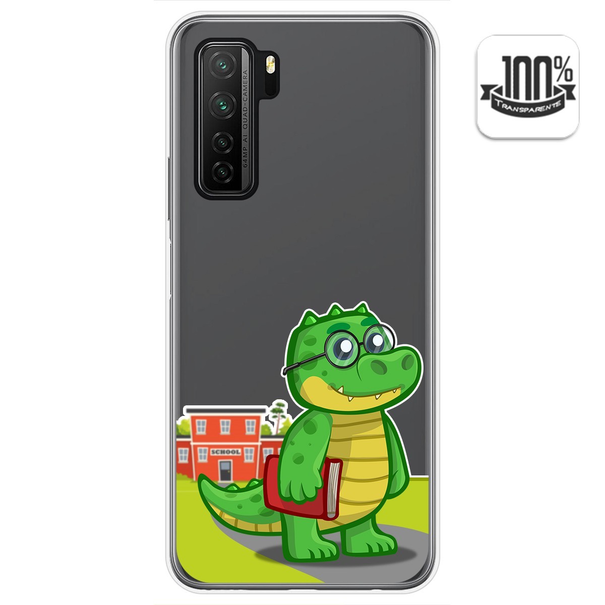 Funda Gel Transparente para  Huawei P40 Lite 5G diseño Coco Dibujos
