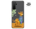 Funda Gel Transparente para  Huawei P40 Lite 5G diseño Jirafa Dibujos