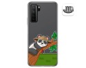 Funda Gel Transparente para  Huawei P40 Lite 5G diseño Panda Dibujos