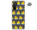 Funda Gel Transparente para  Huawei P40 Lite 5G diseño Pato Dibujos