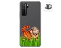 Funda Gel Transparente para  Huawei P40 Lite 5G diseño Tigre Dibujos