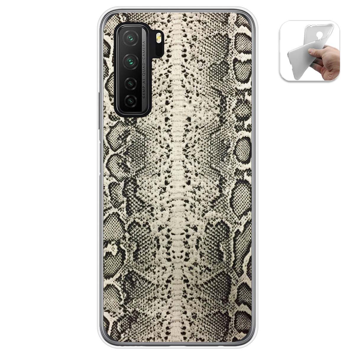 Funda Gel Tpu para  Huawei P40 Lite 5G diseño Animal 01 Dibujos
