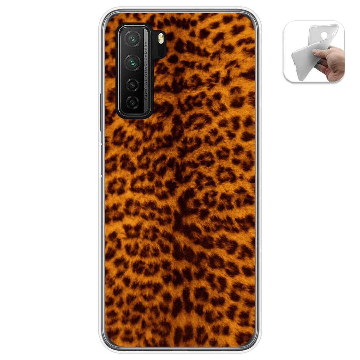 Funda Gel Tpu para  Huawei P40 Lite 5G diseño Animal 03 Dibujos