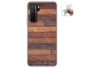 Funda Gel Tpu para  Huawei P40 Lite 5G diseño Madera 03 Dibujos