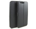 Funda Soporte Piel Negra para Huawei P10 Plus Flip Libro