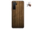 Funda Gel Tpu para  Huawei P40 Lite 5G diseño Madera Dibujos