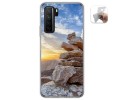 Funda Gel Tpu para  Huawei P40 Lite 5G diseño Sunset Dibujos