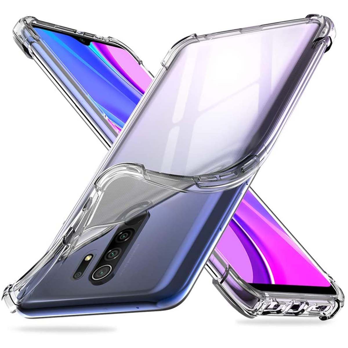 Funda Gel Tpu Anti-Shock Transparente para Xiaomi Redmi 9