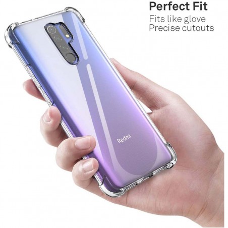 Funda Gel Tpu Anti-Shock Transparente para Xiaomi Redmi 9
